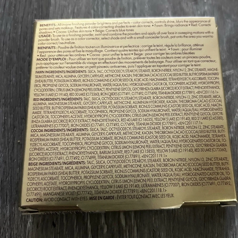 Stila One Step Correct Brightening Finishing Powder in Shade Deep - New in Box